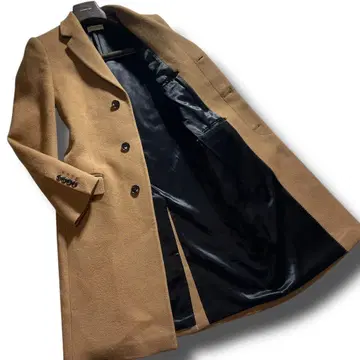 컨디션 최상 드리스반노튼 체스터 코트 카멜색 44