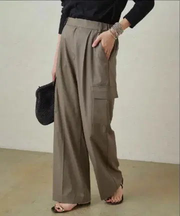 [ Loungedress ] 트윌 카고 팬츠
