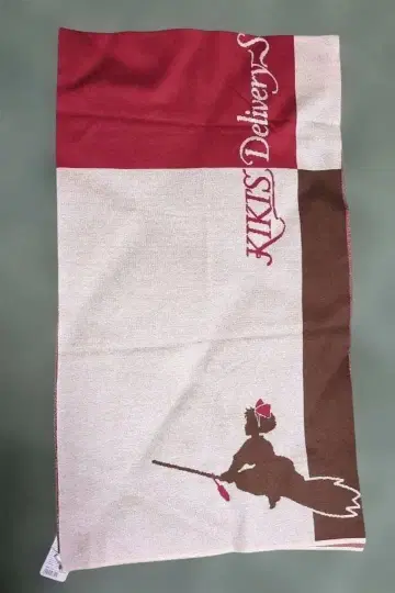 마녀 배달부 키키 컬러 블록 니트 스카프