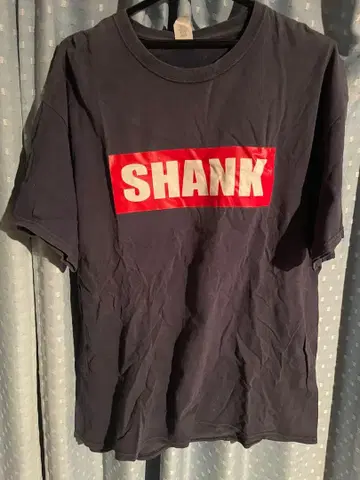 SHANK 로고T셔츠 네이비 XL