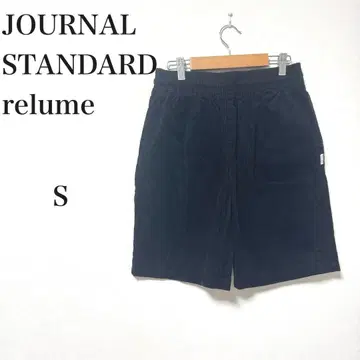 저널 스탠다드 리룸 코듀로이 하프 팬츠 블랙 S