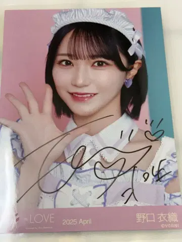 노구치 이오리 빅 브로마이드 브로마이드 친필