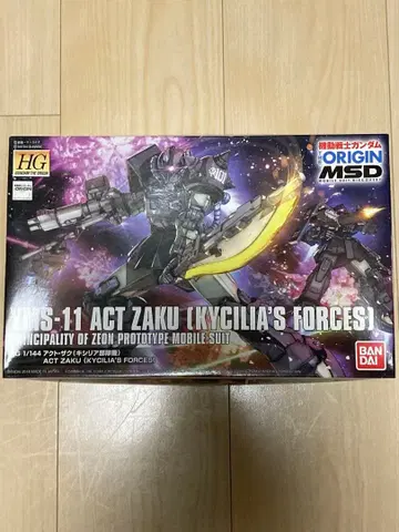미개봉 새상품 THE ORIGIN HG 액트 자쿠(키시리아 부대기)