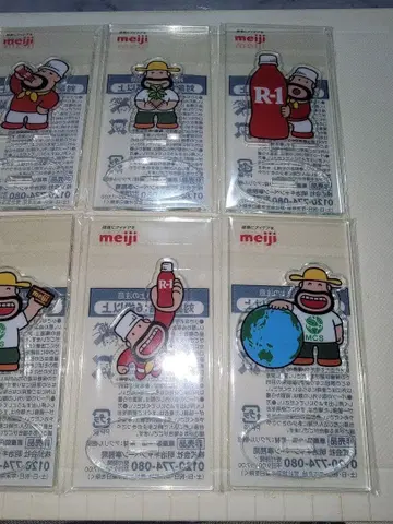 R-1 캐릭터 아크릴 스탠드 전 8개 세트