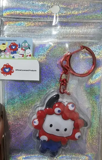 산리오 포차코 맥맥 푹신 입체 키링