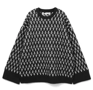 melt the lady 바디 패턴 니트