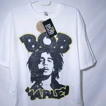 새상품 T셔츠 3L 밥 말리 스타 이트 업 밴딩 USA 코튼