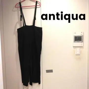 새상품급 antiqua 안티카 서스펜더 와이드 팬츠