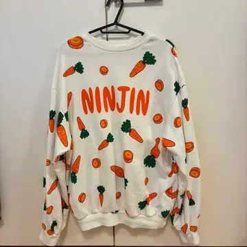 PUNYUS 후드 올 패턴 맨투맨 NINJIN