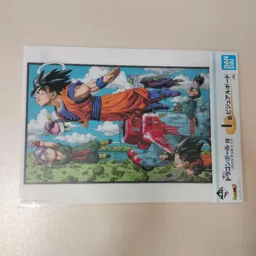 미개봉 드래곤볼 EX 제일복권 지구를 지키는 전사들 I상 비주얼 보드