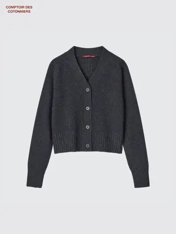 UNIQLO    캐시미어 V넥 가디건 S