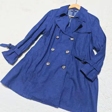[레어] 23구 데님 데님 트렌치코트 빅 사이즈 44