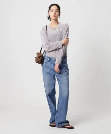 upper hights THE NIECE MD RISE 데님 팬츠