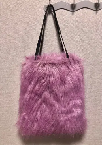 에코 퍼 토트 인조 모피 숄더백