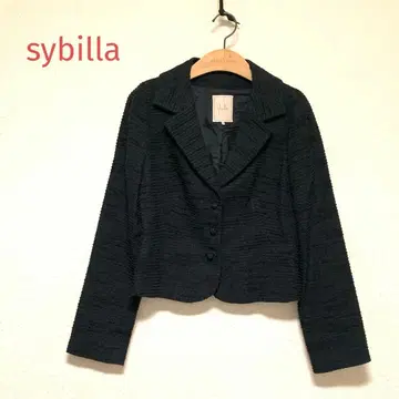 sybilla 시빌라 * 트위드 자켓 테일러드 자켓 블랙
