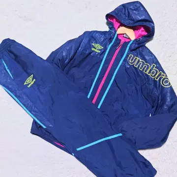 [ 레어 ] 엄브로 UMBRO 충전솜 셋업 저지 후드티