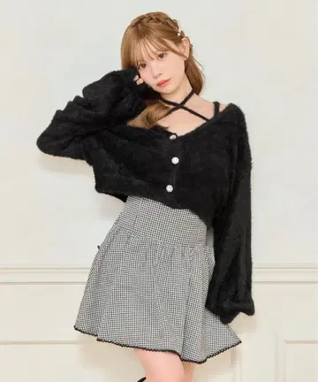 apres jour 아프레 주르 샤기 니트 앙상블