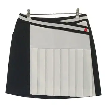 아르치비오 플리츠 스커트 블랙&화이트 38 [컨디션 최상]