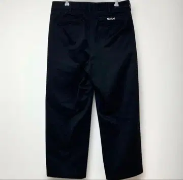 NOAH 블랙 치노 팬츠 뒷주머니 포함