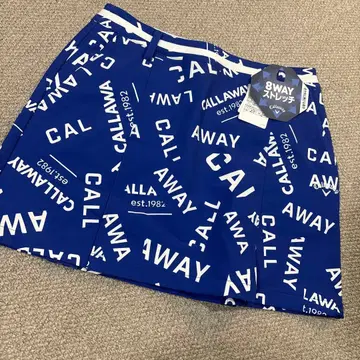 미사용 새상품 택 포함 캘러웨이 스커트 블루 L 정가 14300