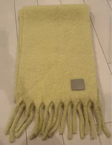 새상품급 FURLA 훌라 여성용 알파카 모 혼방 머플러 익명 배송