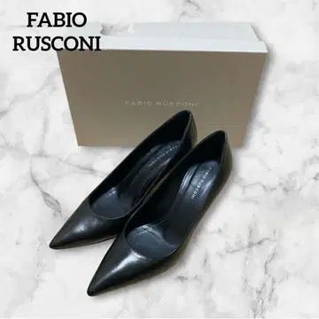 FABIO RUSCONI BANGO 파비오 루스코니 블랙 하이힐 펌프스
