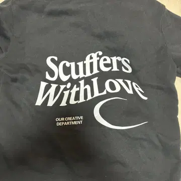 Scuffers With Love 블랙 후드티