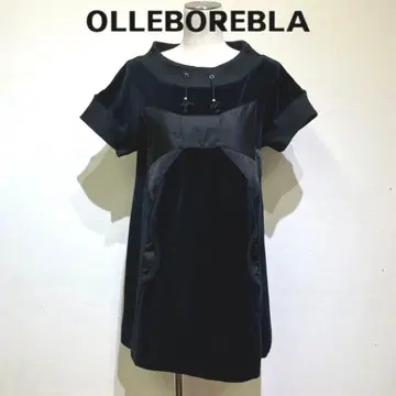 새상품급 알베로베로 반팔 튜닉 벨벳 큰 리본