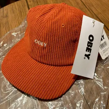 OBEY 오베이 코듀로이 캡 봄베이 브라운