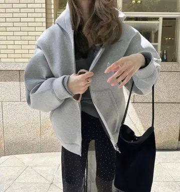 오버 사이즈 후드티