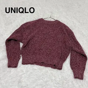[ 유니클로 ] 긴팔 니트 꽈배기 스웨터 S 풀오버 루즈핏 귀여운