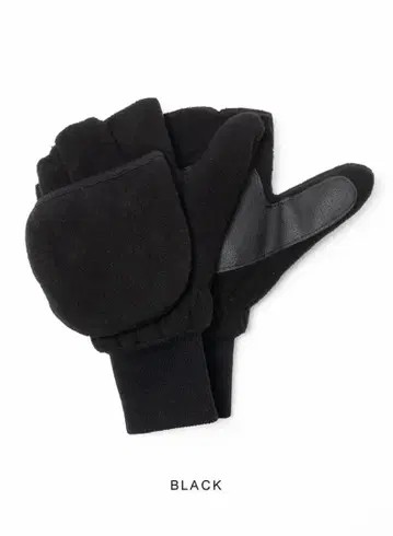 DENTS 플리스 헌팅 그로브 미튼 블랙