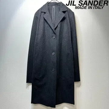 레어 새상품급 JIL SANDER 울 3B 디자인 체스터 코트 36