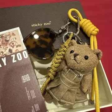 sticky zoo 곰 봉제 인형 백참