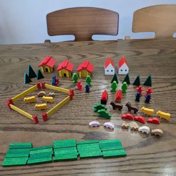 듀시마사 쌓기 나무 스위스의 집 나의 마을