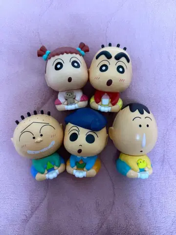 짱구는 못말려(크레용 신짱) 캡슐 캐릭터 5체 세트