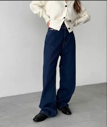 캐널진 콜마이네임 데님 스트레이트 팬츠 S