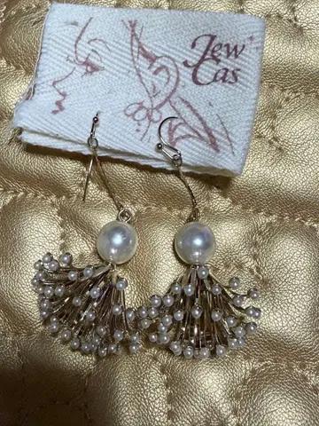 jewcas의 펄 프린지 귀걸이