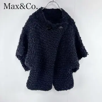 MAX&Co. 맥스앤코 S 보아 자크 가디건 블랙