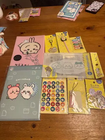 치이카와 (먼작귀) 문구 세트 100엔 묶음 판매