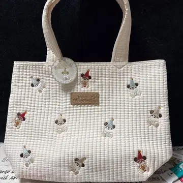 디즈니 크리스마스 릴린린 토트백 새상품 택 포함