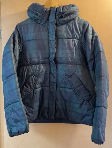 Honeys 타탄 체크 패딩 자켓