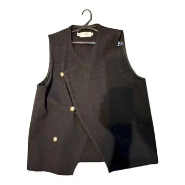 진품! 토르필리오스 치마요 베스트 더블 버튼