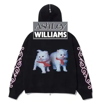 ASHLEY WILLIAMS BUTTERFLY HOODIE Black