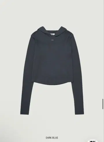 GRVR WILA HOODED T-shirt 다크 블루