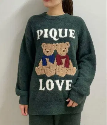 젤라또피케 베어 자카드 풀오버 새상품 홀리데이