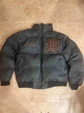 Skatepark H 자수 자켓 다크 그레이