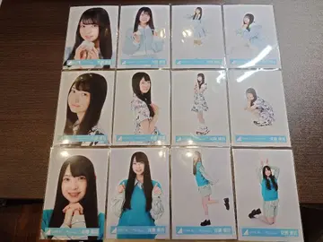 히나타자카 사토 유우 생사진 12종 컴프