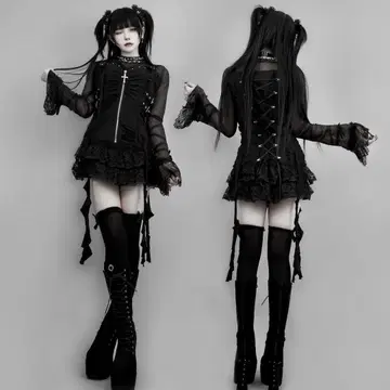 DimMoire 드레스 & 이너 SET Black