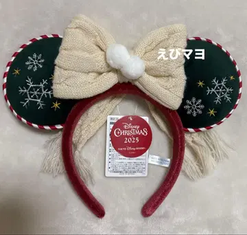 디즈니 크리스마스 2025 머리띠 택 포함 새상품